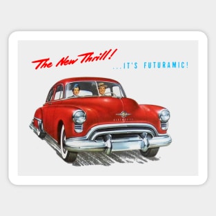 OLDSMOBILE FUTURAMIC - advert Sticker